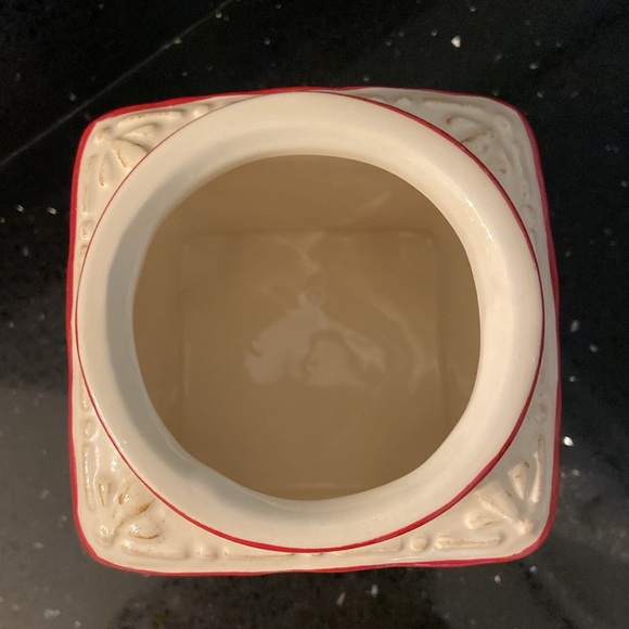 Grasslands Road Dark Red & Cream Plaid Sugar & Creamer Rustic Country Farmhouse - Picture 7 of 16